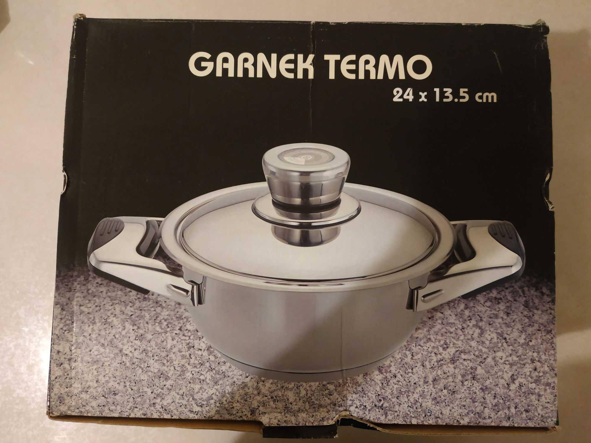 Garnek Termo z pokrywką 24 cm