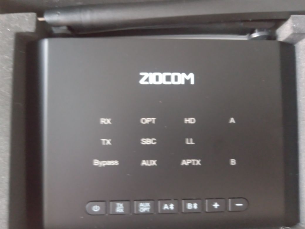 Adapter Bluetooth ZIOCOM BT5809, audio z aptX Low Latency, 50 m