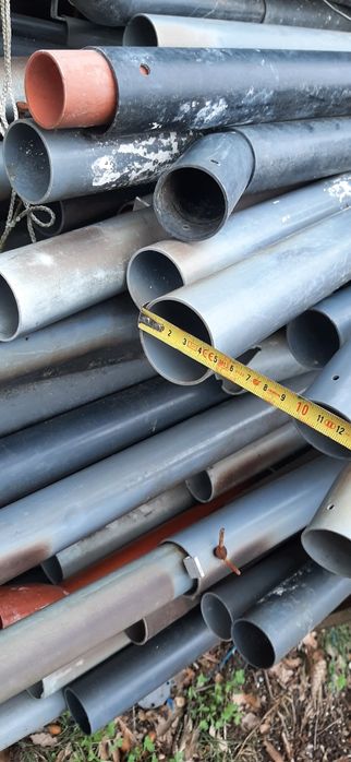 Rury plastikowe paszociąg koralikowy.