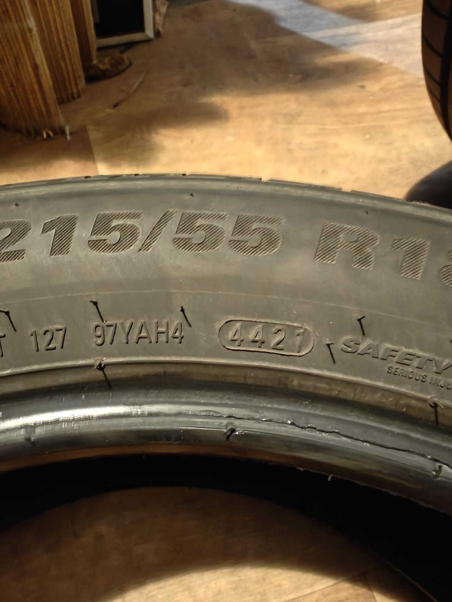 Opony letnie Kumho Ecsta HS51 215/55 r18 jak nowe