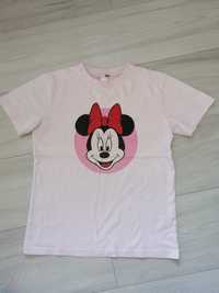 Koszulka/t-shirt z kr.rękawem firmy H&M, dziewczynka, rozmiar 134/140