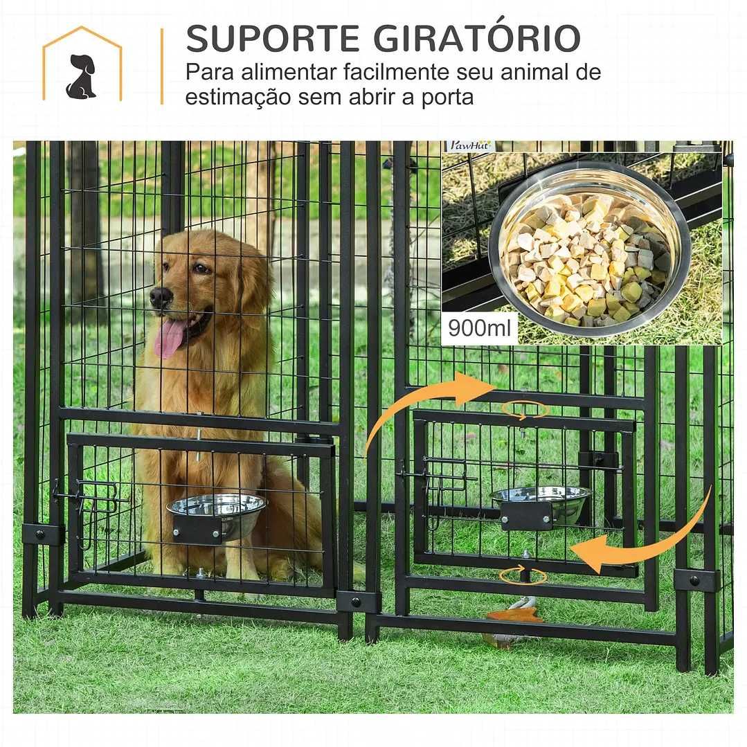 Parque para Animais de Estimação com Toldo de Tecido Oxford