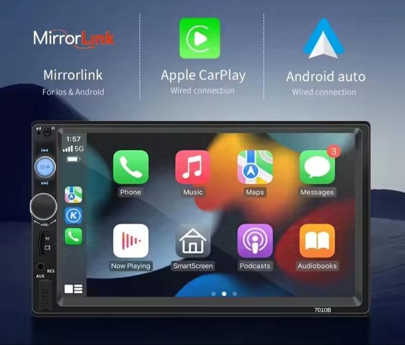 Autorádio Rádio Carplay Android 2 Din