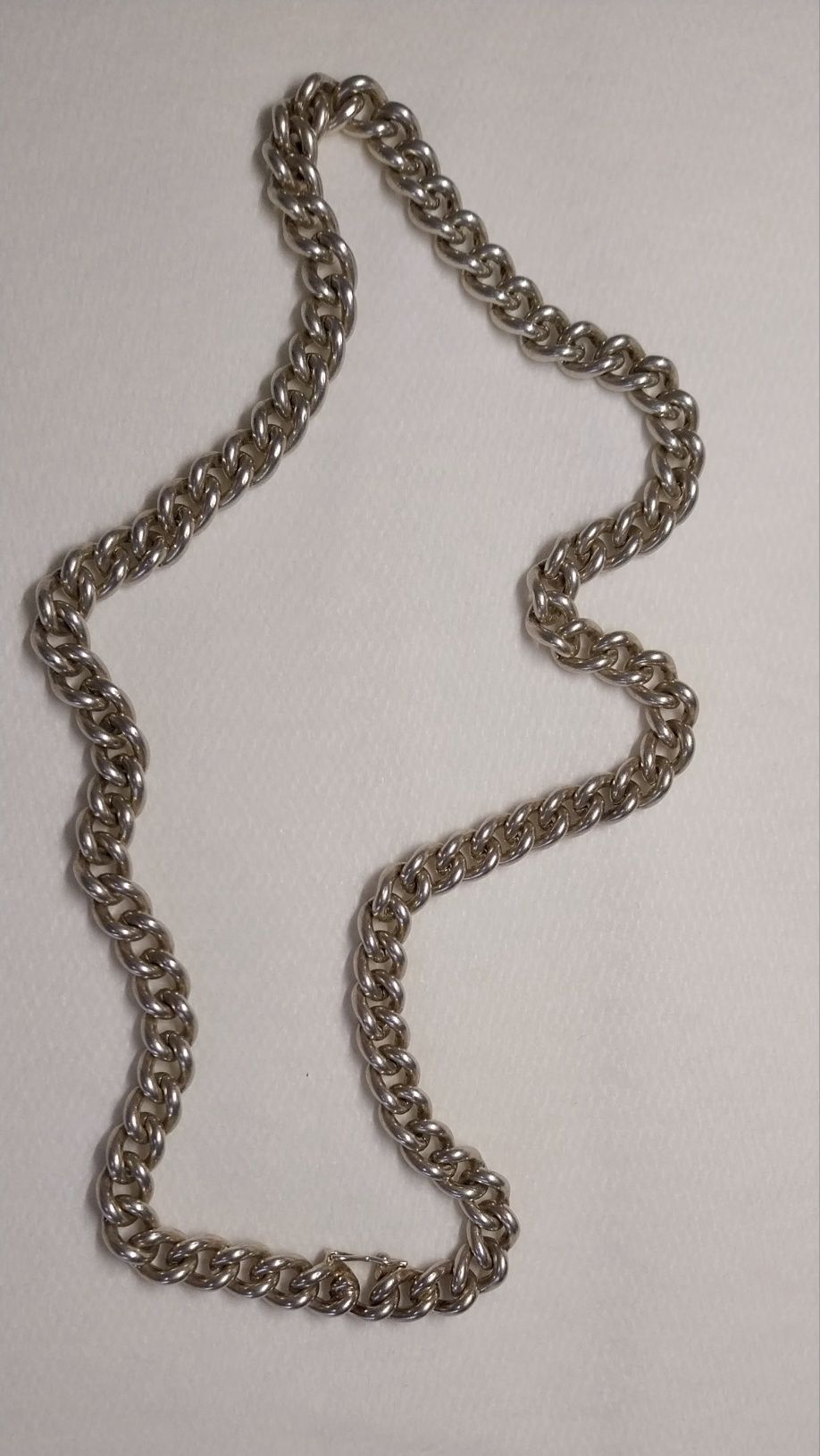 Łańcuch srebrny próba 925,gruby waga 114,9 gr