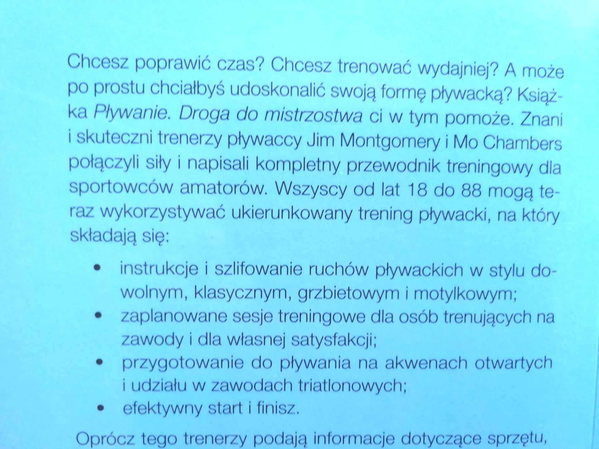 Pływanie droga do mistrzostwa - Jim Montgomery