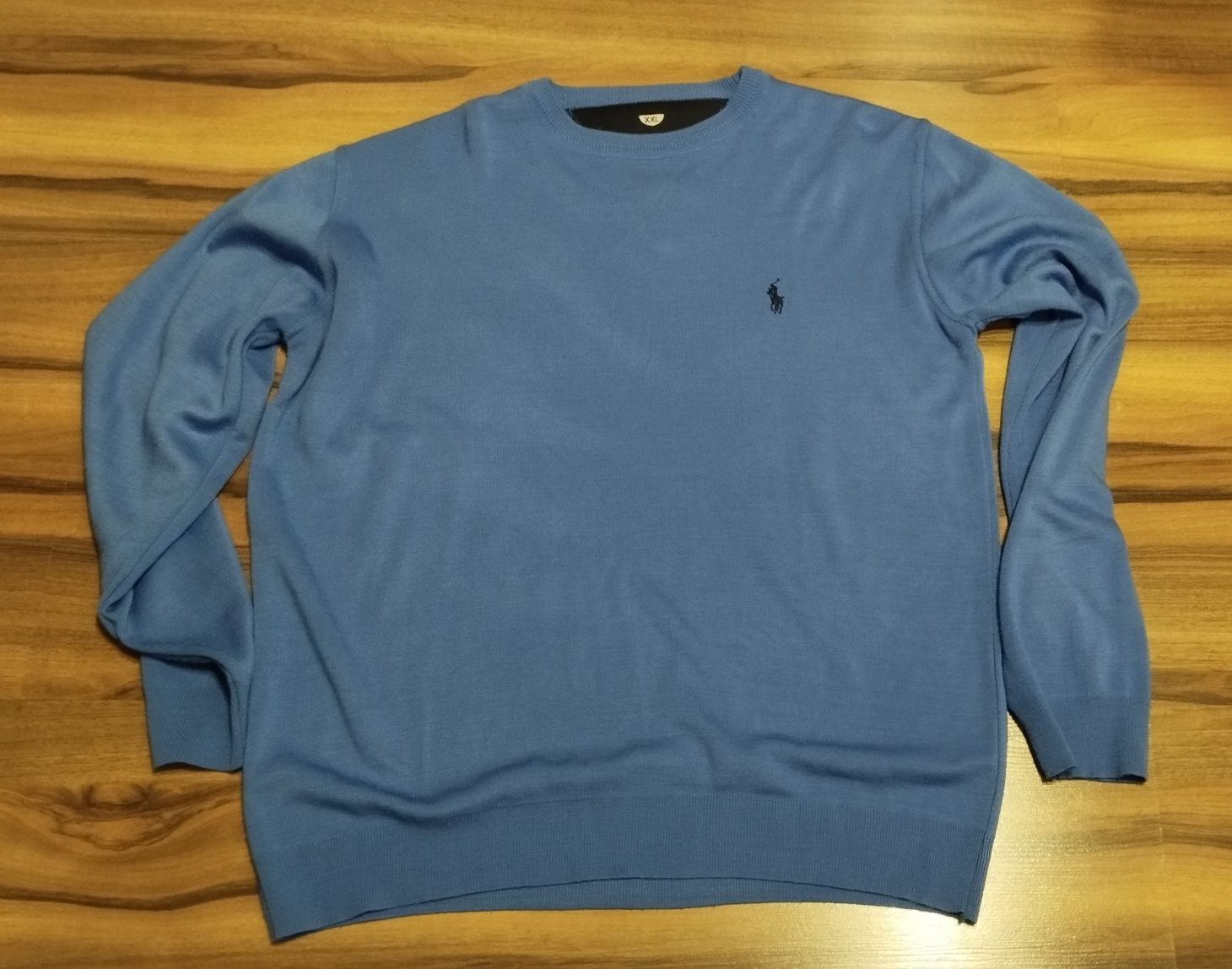 Sweter męski niebieski XXL
