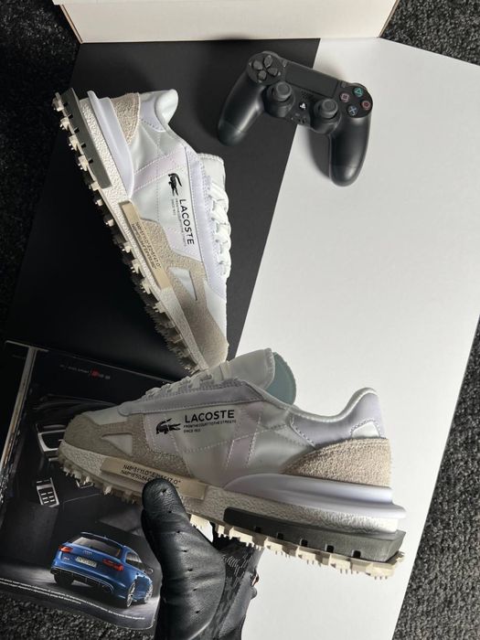 Чоловічі кросівки лакоста Lacoste Elite Active PRM White Beige [41-45]
