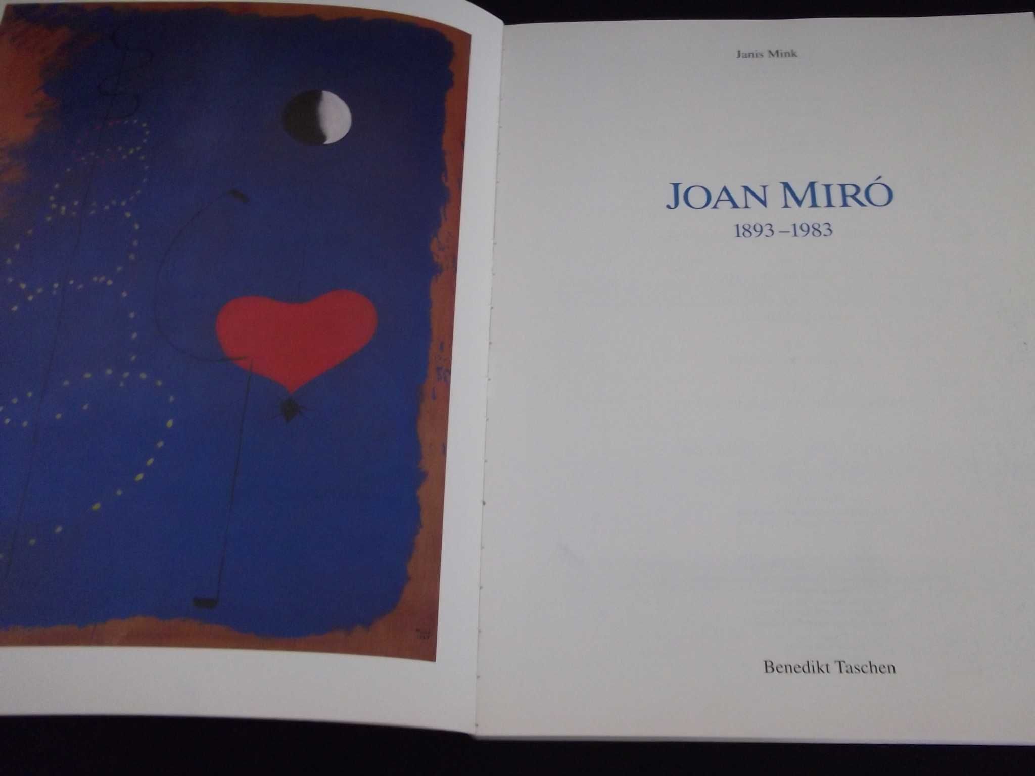 Livro Miró Taschen Janis Mink 1994 em português