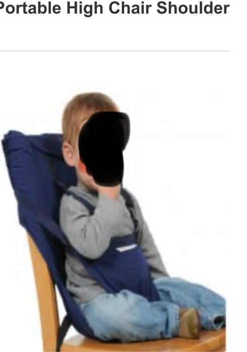 Używana podróżne krzesełko do karmienia dziecka Sack’n seat
