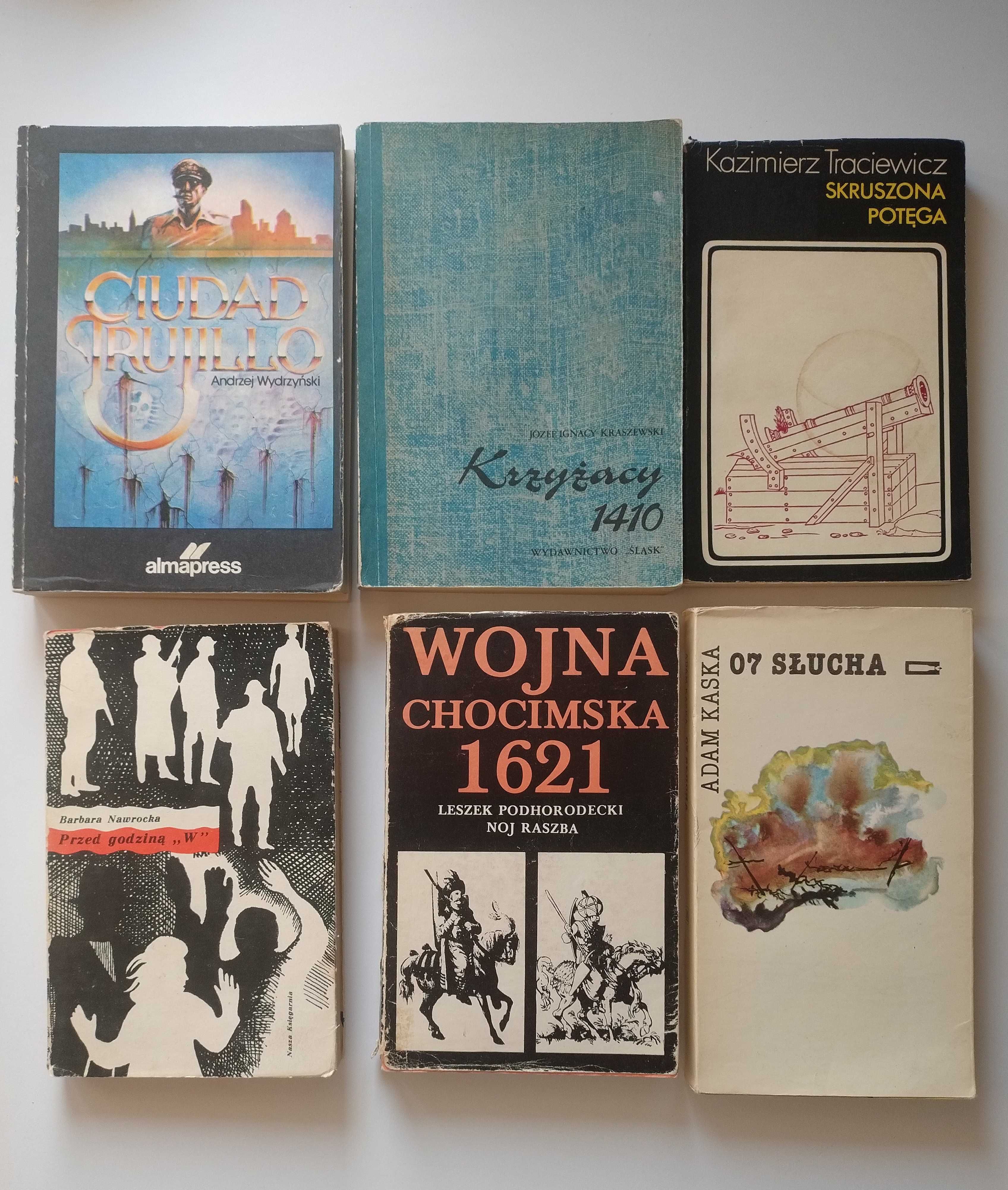 Książki historyczne powieść historyczna historia 6x książka