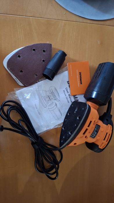 Lixadora nova na caixa