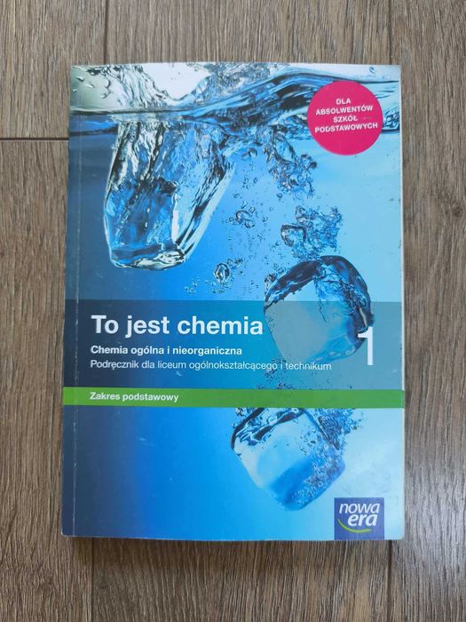 Podręcznik NOWA ERA Chemia 1 Liceum