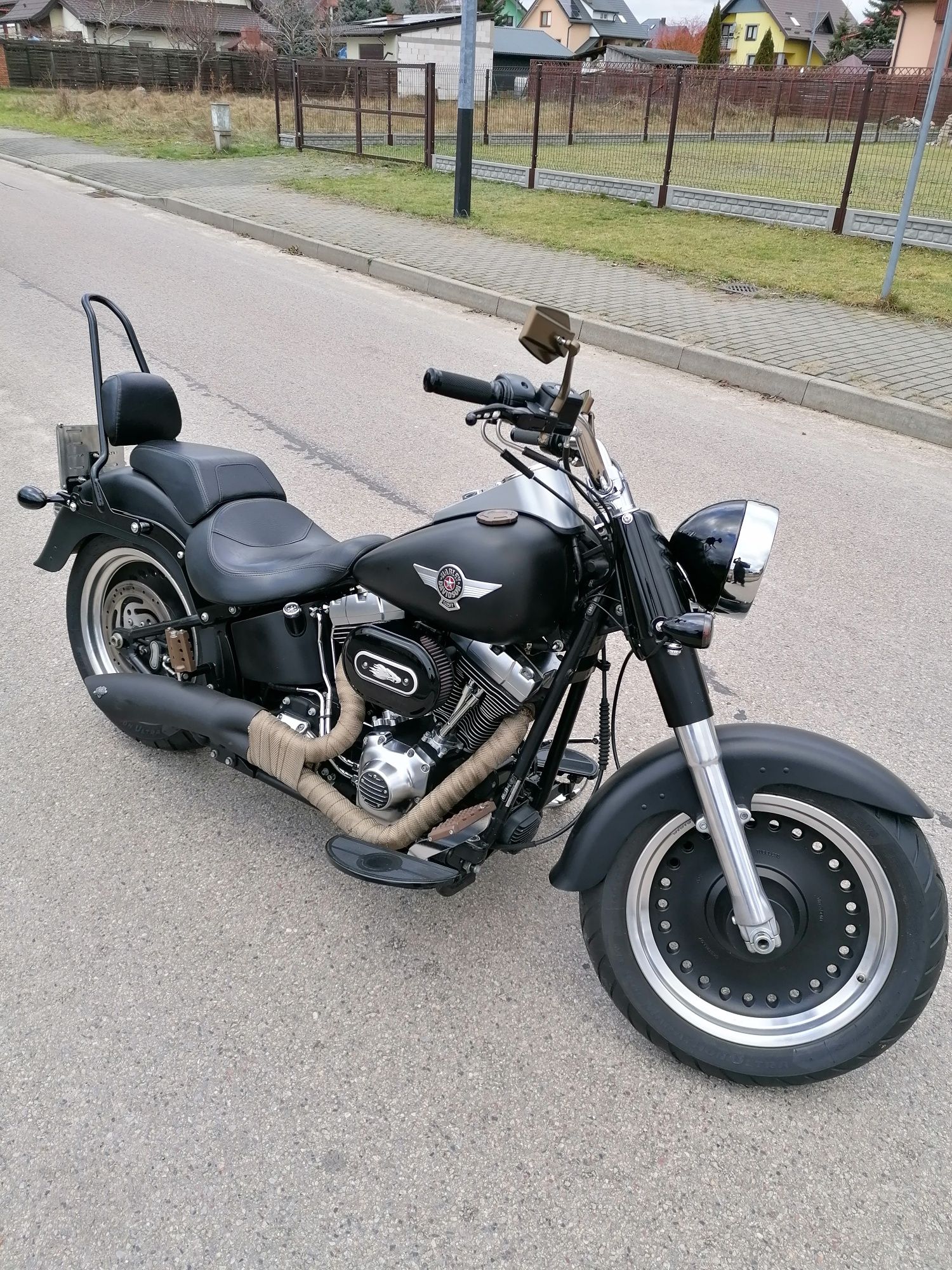 Harley Davidson Fat Boy 2010 flstfb 38tys mil night train