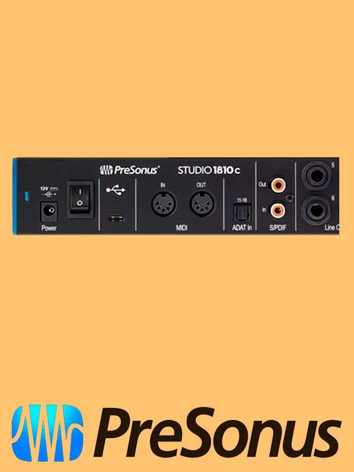 Аудіоінтерфейс / PreSonus Studio 1810c / аудиоинтерфейс / Пресонус