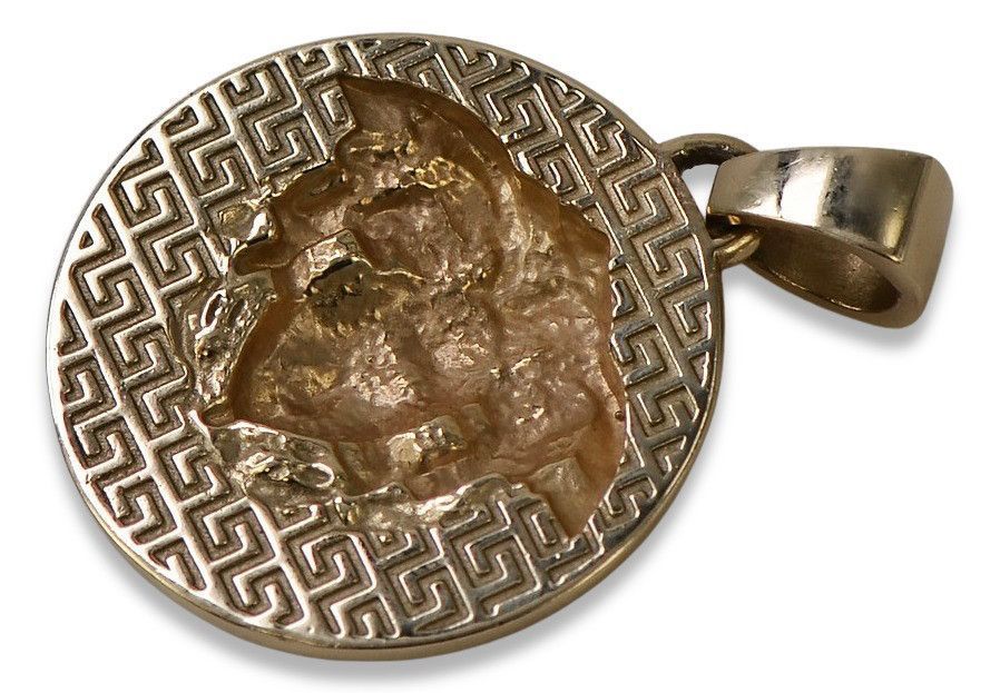 Zawieszka z czerwonego złota 14k 585 Meduza grecka droga cpn049 Poznań