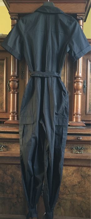 ZARA kombinezon klasyczny czarny bawełna S