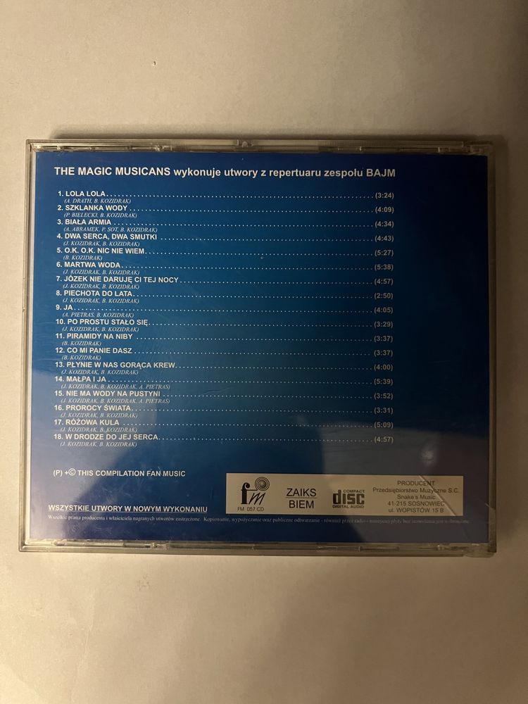 CD "The Magic Musicians wykonują utwory z repertuaru zespołu BAJM"!