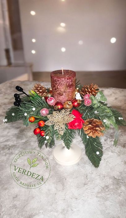 Świecznik bożonarodzeniowy