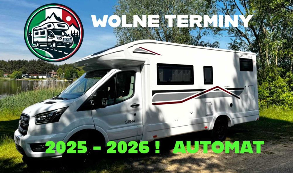 NOWY Kamper na wynajem AUTOMAT wolne terminy Wrzesień ZAPRASZAMY