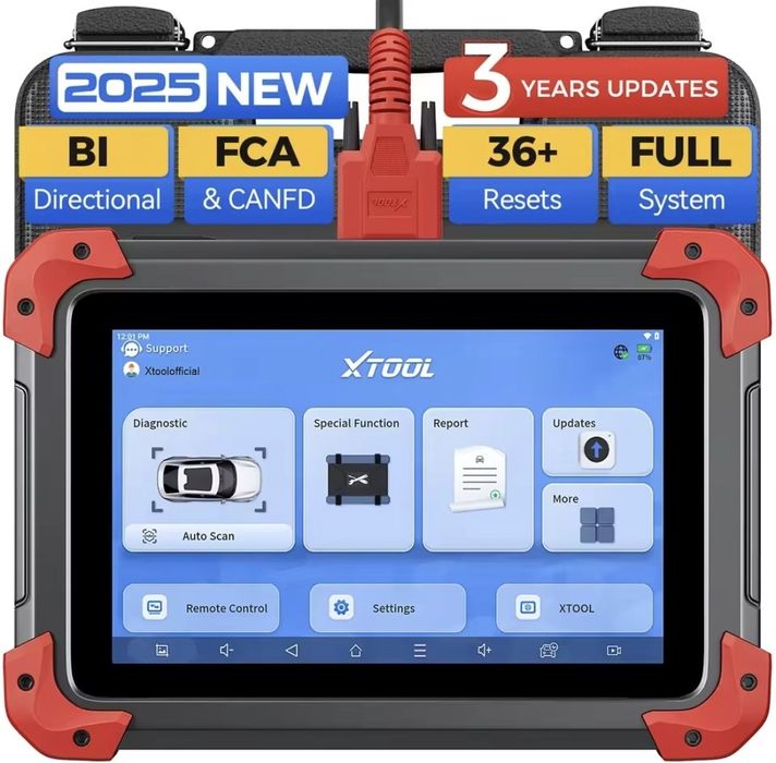 Skaner samochodowy Xtool D7 OBD2 tester diagnostyczny
