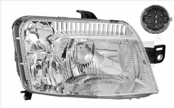 Fiat Panda 09- Lampa/Reflektor przód prawy /H4 kpl h4 GRATIS