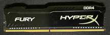 Pamięć HyperX Fury, DDR4, 4 GB, 2666MHz, CL15 (HX426C15FBK2/8)