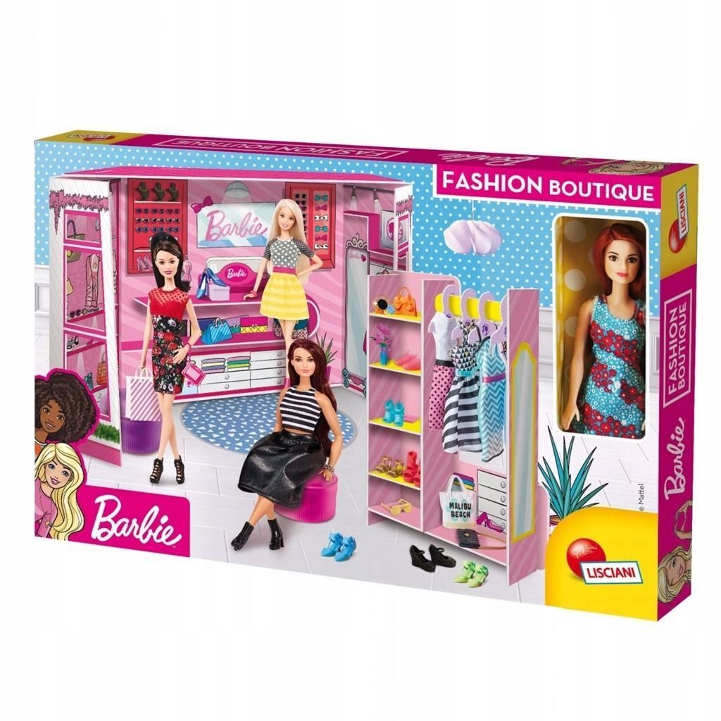 Barbie Modny Butik Z Lalką, Lisciani