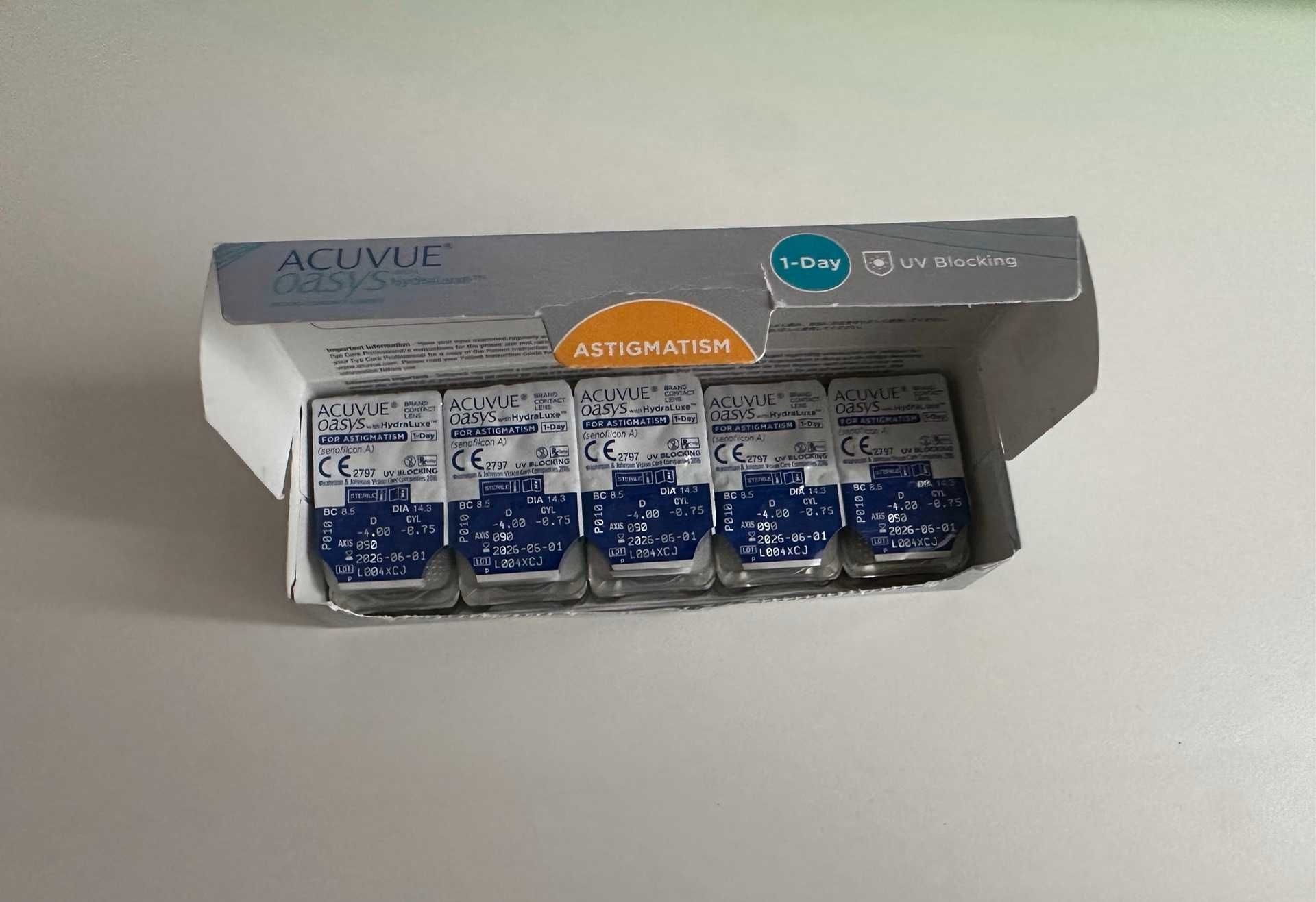 ACUVUE OASYS 1 day -4.00 -0.75 090
