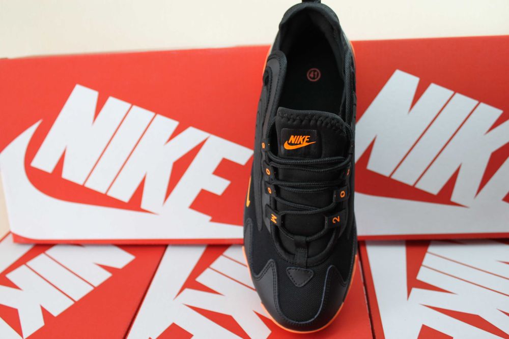 Nike ZOOM 2K - черно-оранжевые кроссовки кеды кросівки (5225чер/оранж)