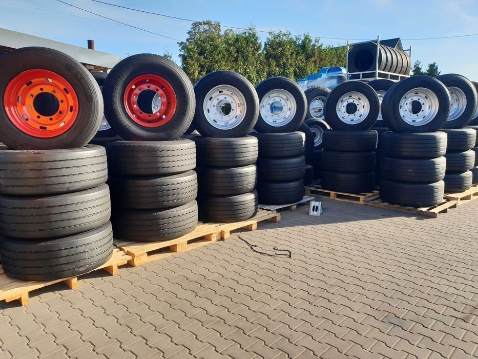 KOŁA 8 OTWOROWE do przyczepy ROLNICZEJ 315/60r22,5!! DUŻY WYBÓR!