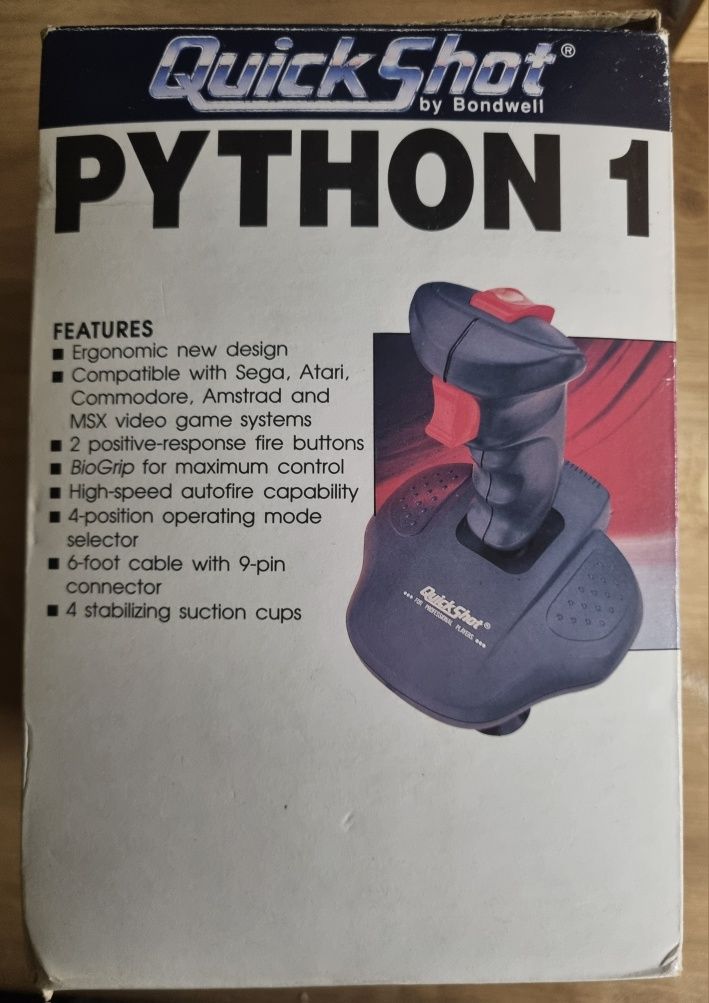 QuickShot Python qs-130f Joystick Atari Commodore Amstrad SEGA MSX