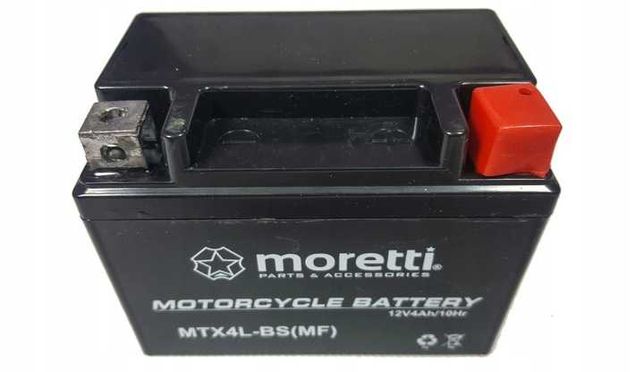 Akumulator Moretti MTX4L-BS 4Ah 50A AGM