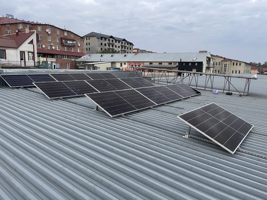 Монтаж сонячний панелей Сонячні панелі інвертор solar