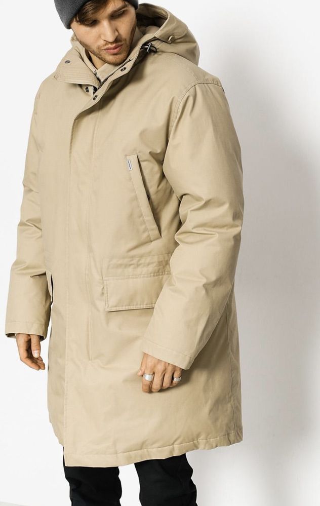 Męska Kurtka Puchowa CARHARTT APEX PARKA Naturalny Puch roz L