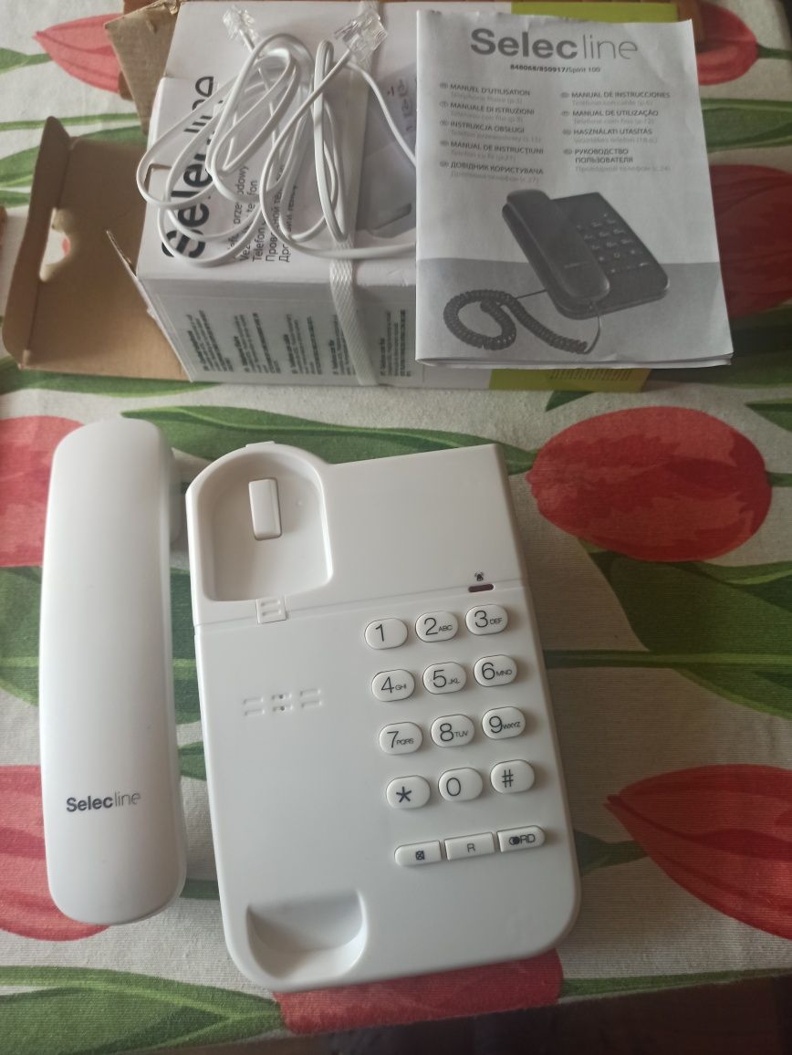 Telefon przewodowy selecline 848068