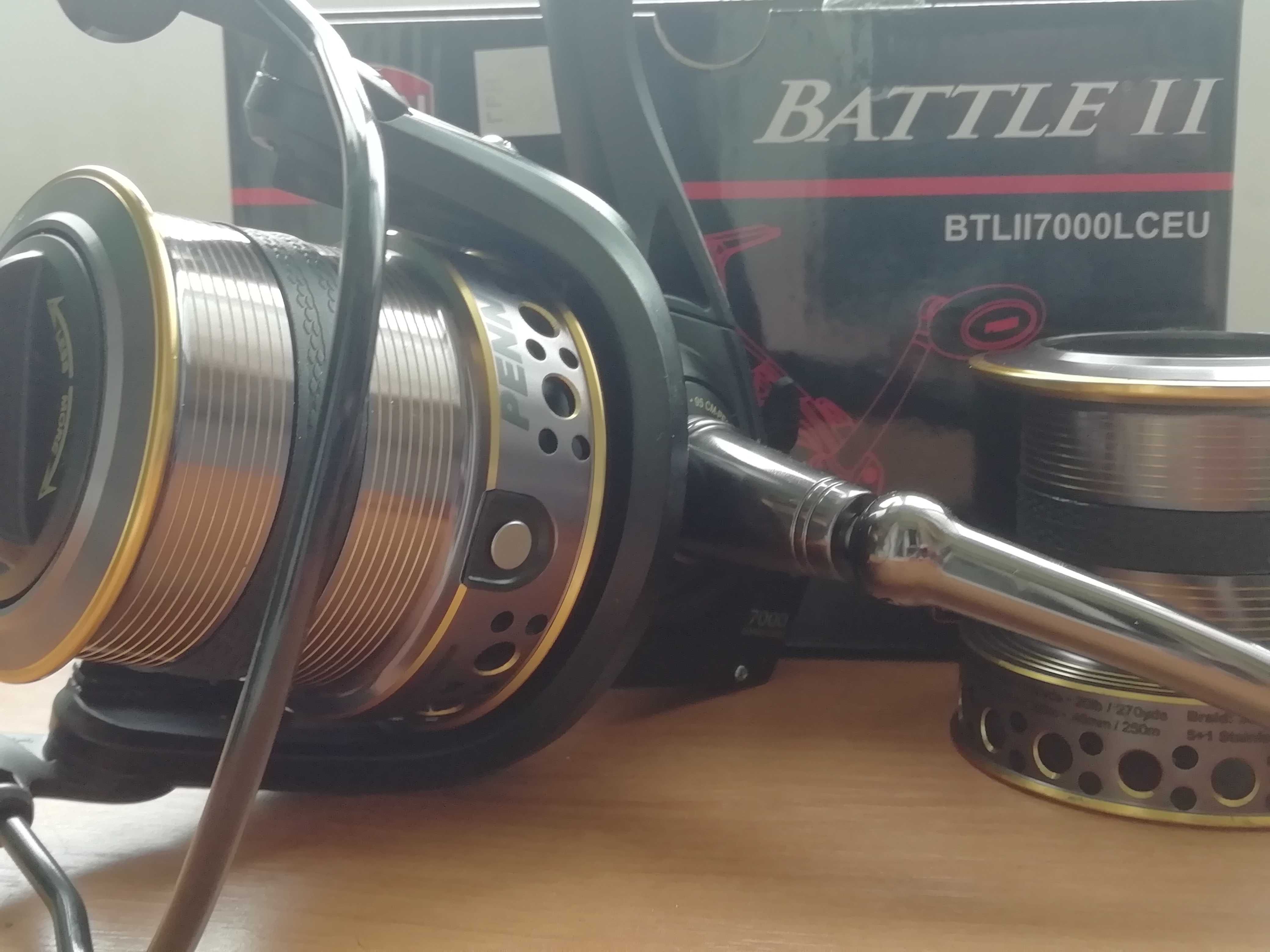 Катушка Penn Battle 2 7000LCEU и Катушка Penn Surfblaster 11 7000