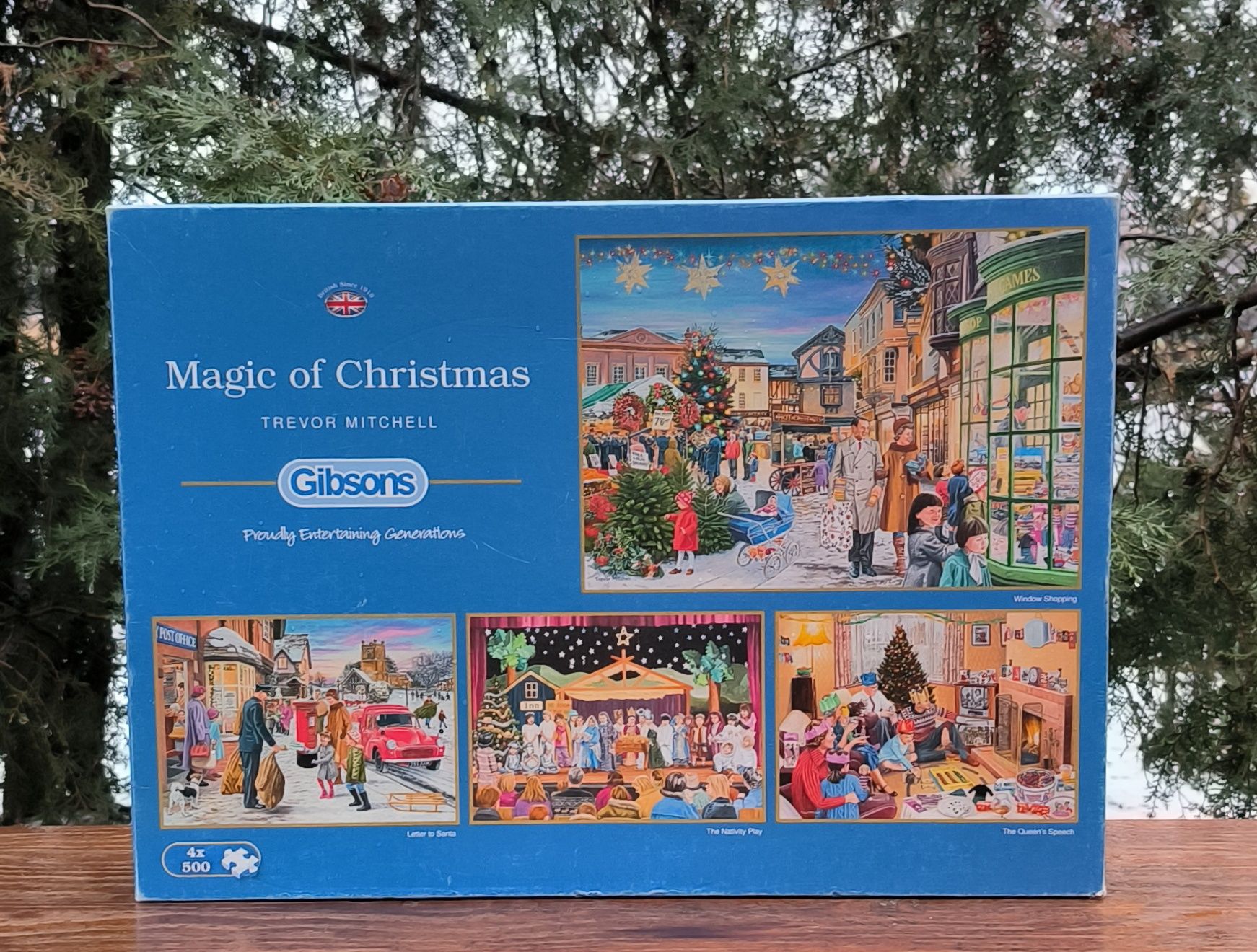 Пазли Gibsons Magic of Christmas 4×500 елементів