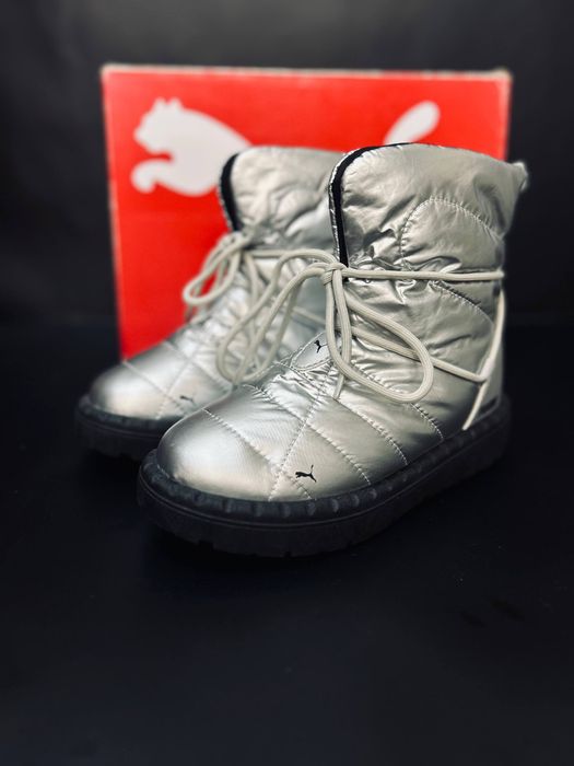 Женские дутики Пума Зимние сапоги пума зимові Сноубутси Пума зимові