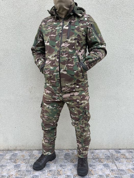Військова форма мультикам софтшел soft shell куртка штани военная