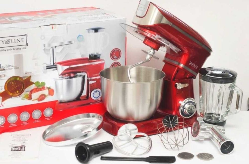 Кухонний комбайн 3в1 Royalty Line RL-PKM-1900BG 1900Вт