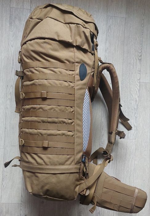 Рюкзак б/у Тasmanian tiger field pack mk ll 75, підсумок та дощевик
