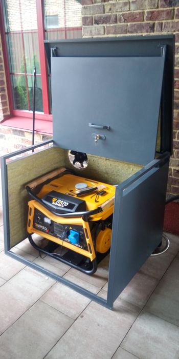 Корпус, контейнер капот для генераторов, электростанций