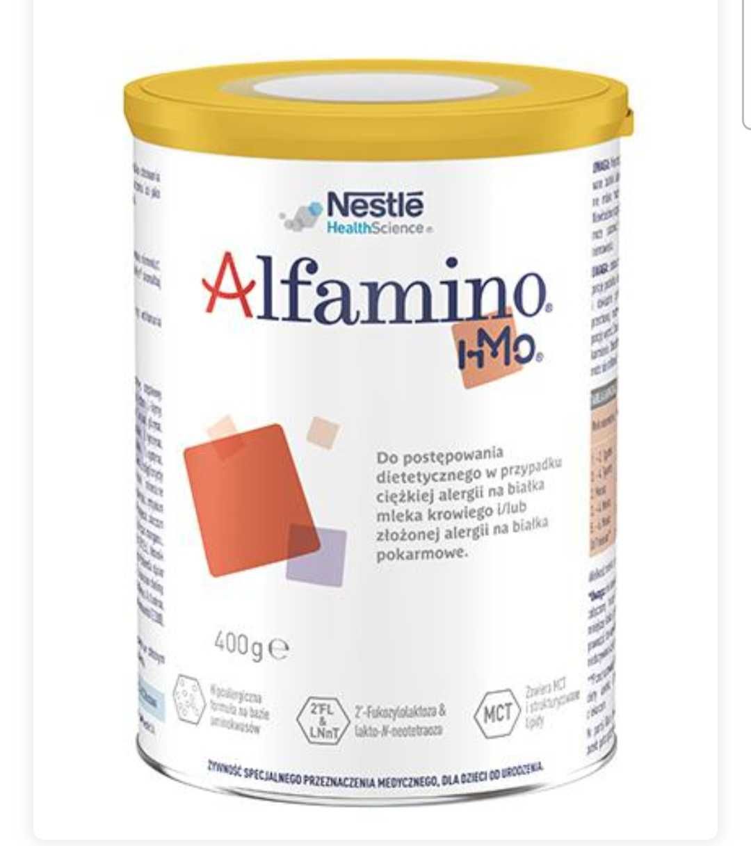 Niemieckie mleko Nestle Alfamino Hmo od urodzenia