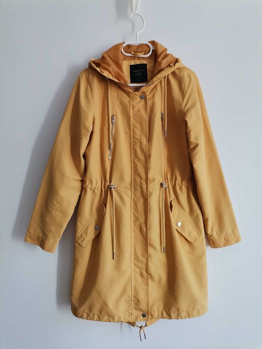 Parka Amarela House, Como Nova, Tamanho S