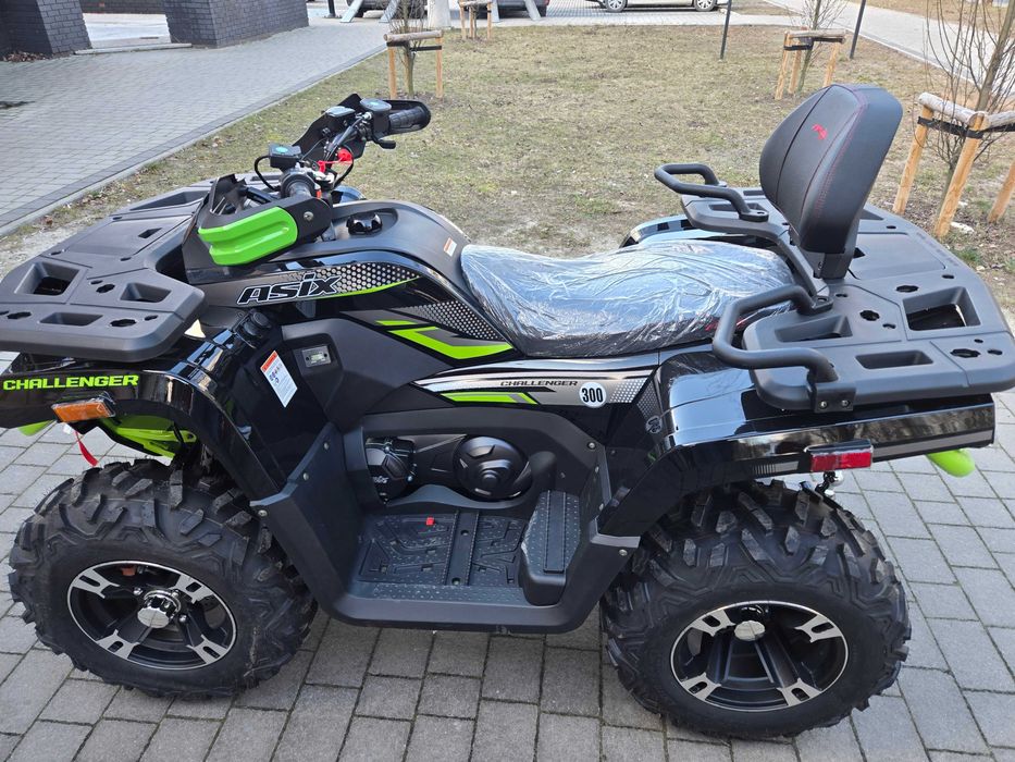 Quad Asix Challenger300cc Homolog na 2 osoby Ciecz Wyciągarka+Hak 2025