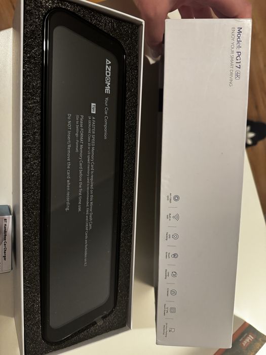 Wideorejestrator 4K+ transmiter bluetooth Fm