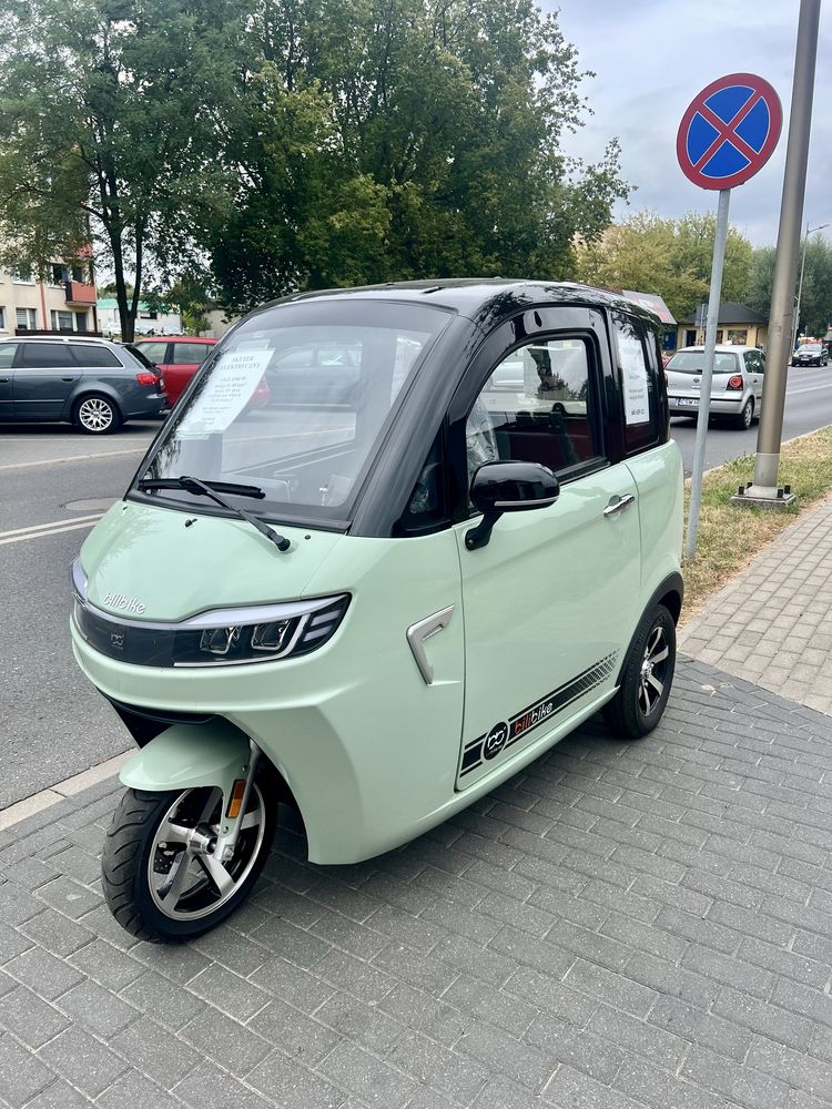 Skuter elektryczny zabudowany mikrocar pojazd bilibike ecomo3 J1 raty