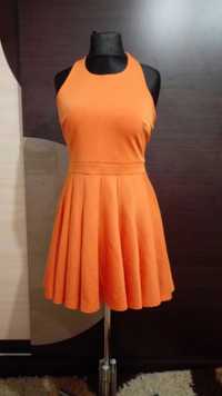 Boohoo pomarańczowa sukienka M