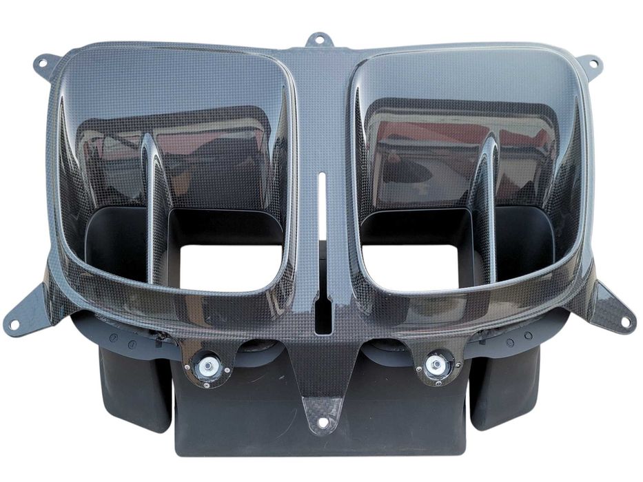 Ferrari SF90 XX - kanał wlot powietrza maski LID DUCT - CARBON