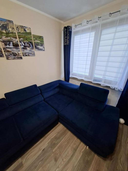 Duży, wygodny narożnik z funkcją spania